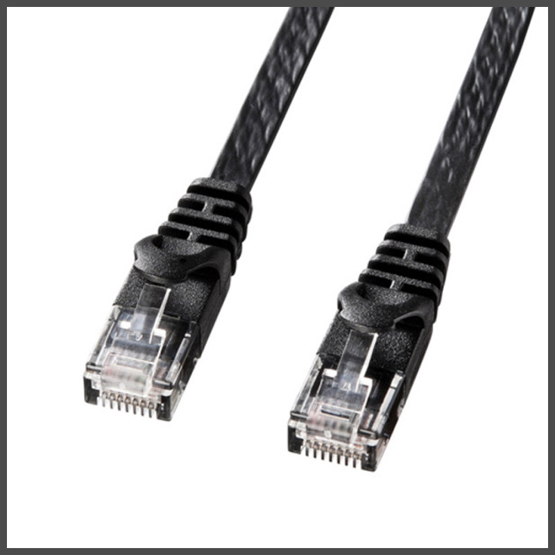 Sanwa Supply日本山业电脑超六类扁平网线RJ45双绞线